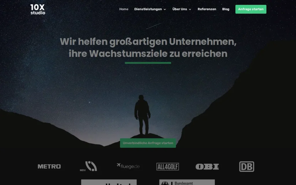 Startseite von 10xStudio GmbH