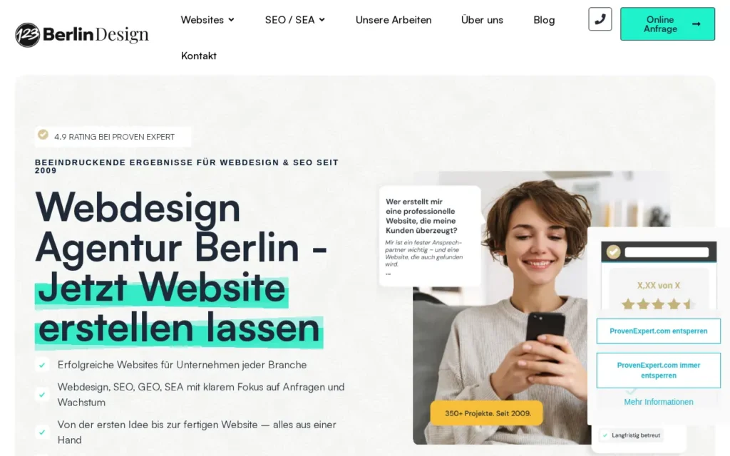 Startseite von 123 Berlin Design (Stockmann & Wawrzyniak GbR)