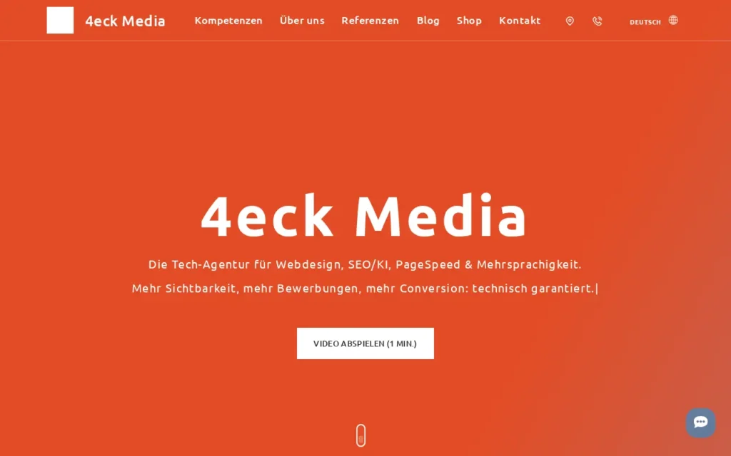 Startseite von 4eck Media GmbH & Co. KG
