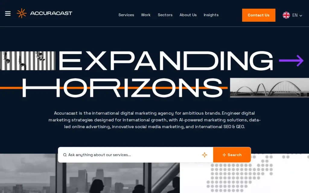 Startseite von AccuraCast