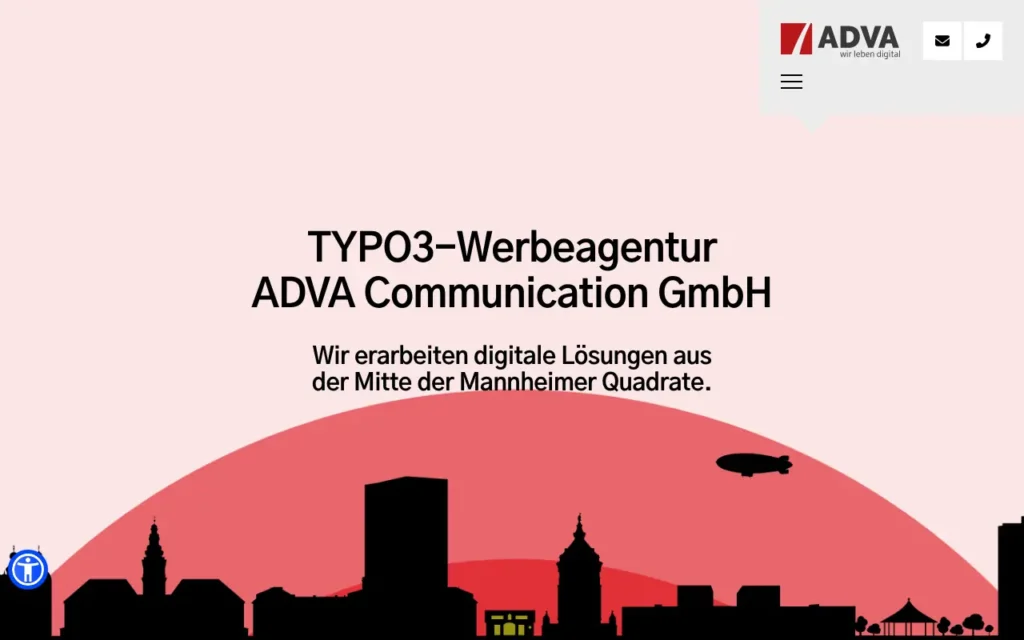 Startseite von ADVA Communication GmbH