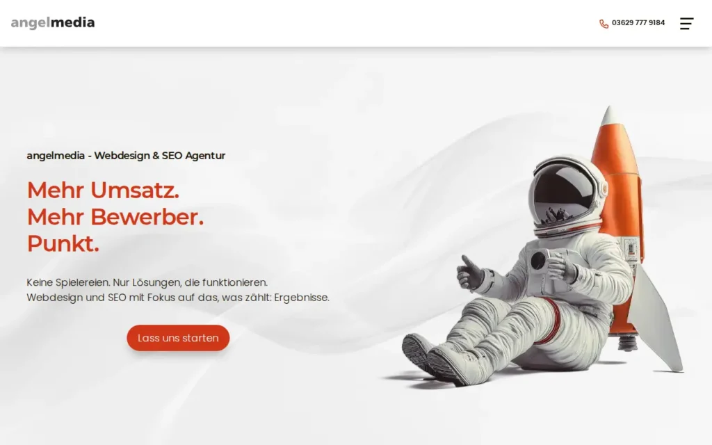 Startseite von angelmedia