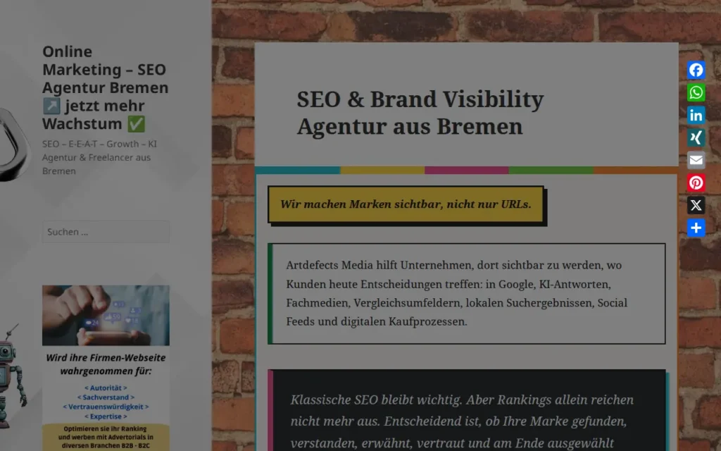 Startseite von Artdefects Media