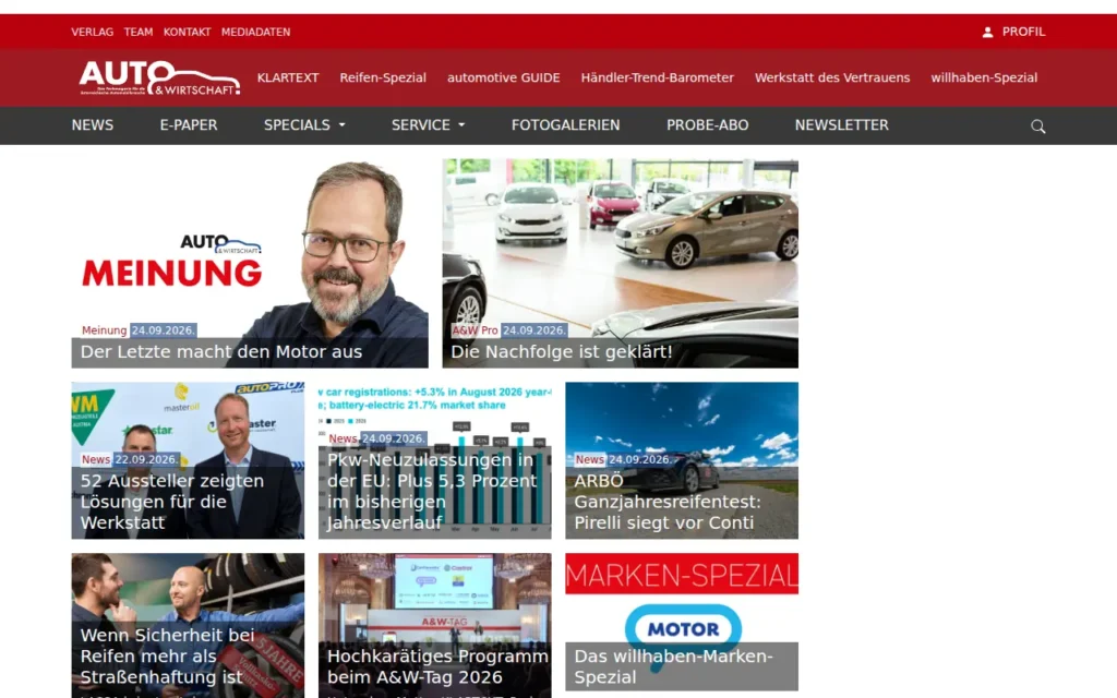 Startseite von AUTO & Wirtschaft