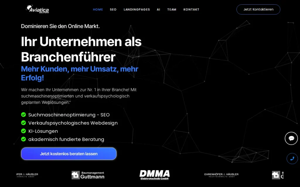 Startseite von Aviatica Solutions OG