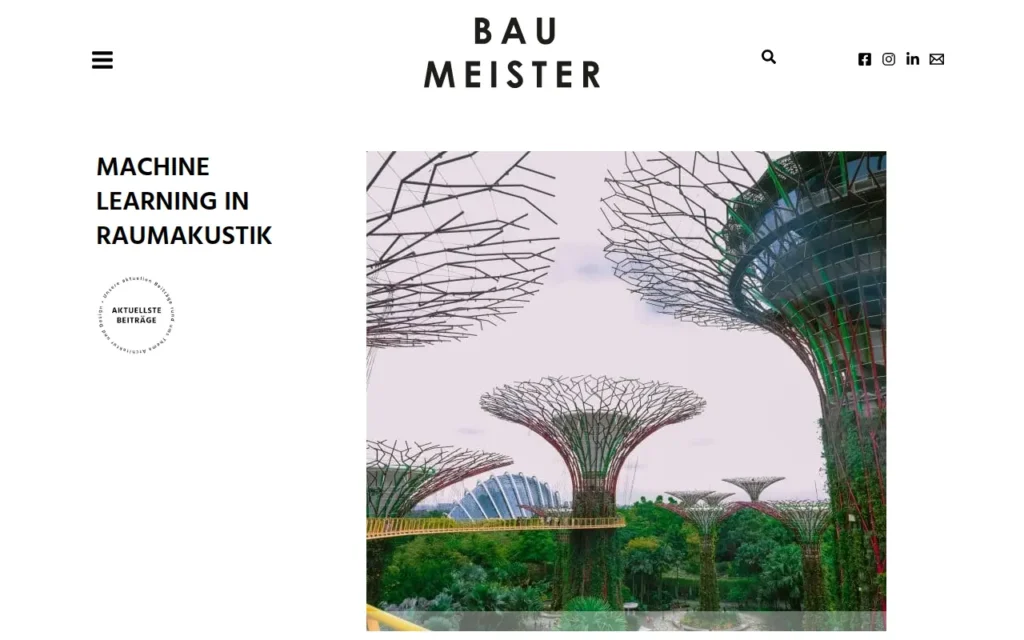 Startseite von Baumeister