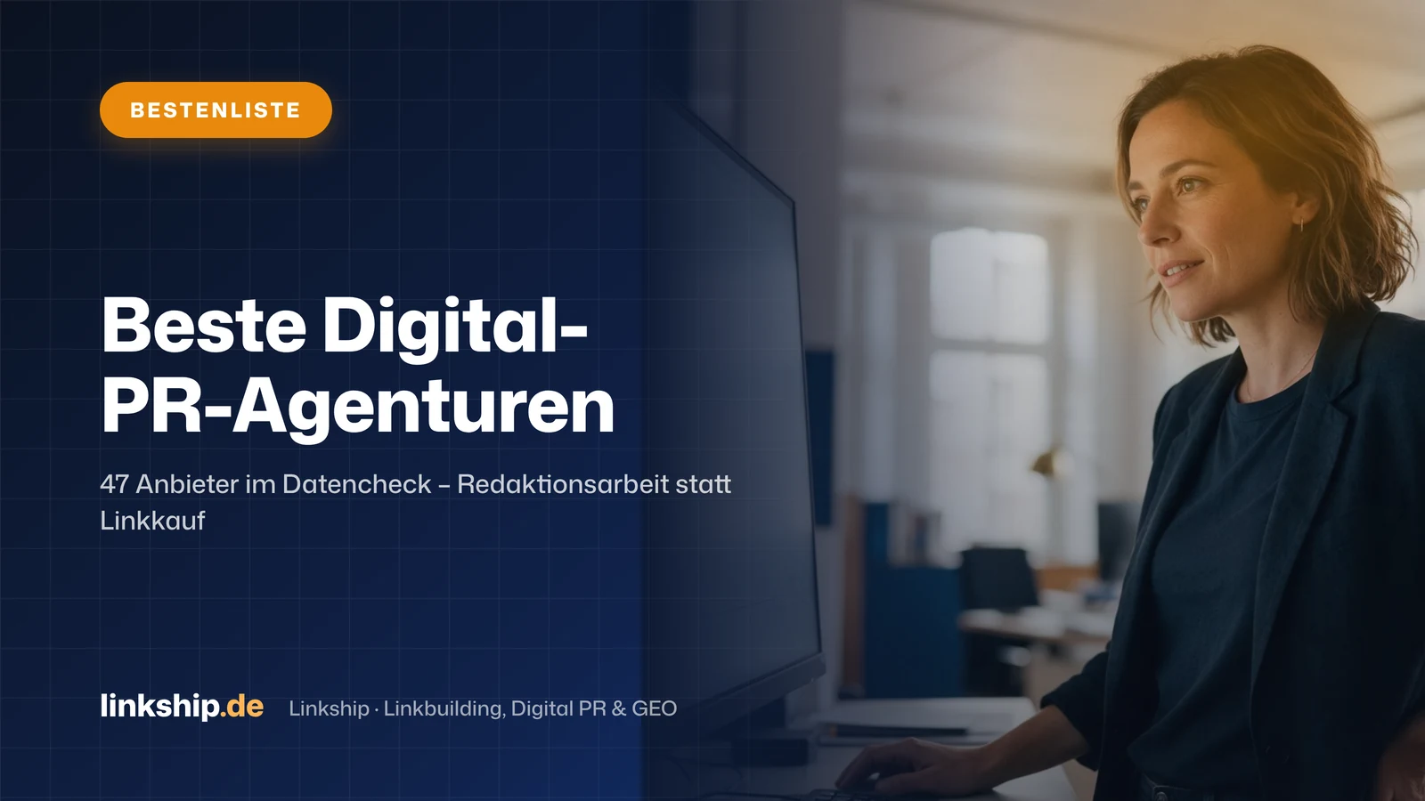 Titelkarte: Beste Digital-PR-Agenturen – Bestenliste, Linkship