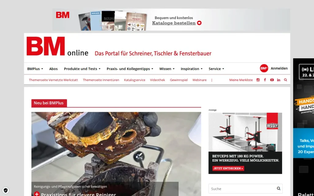 Startseite von BM Innenausbau | Möbel | Bauelemente