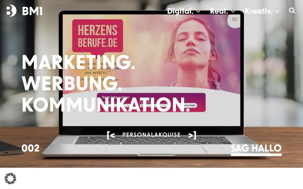 Startseite von BM1 (Baumgärtner Marketing GmbH)