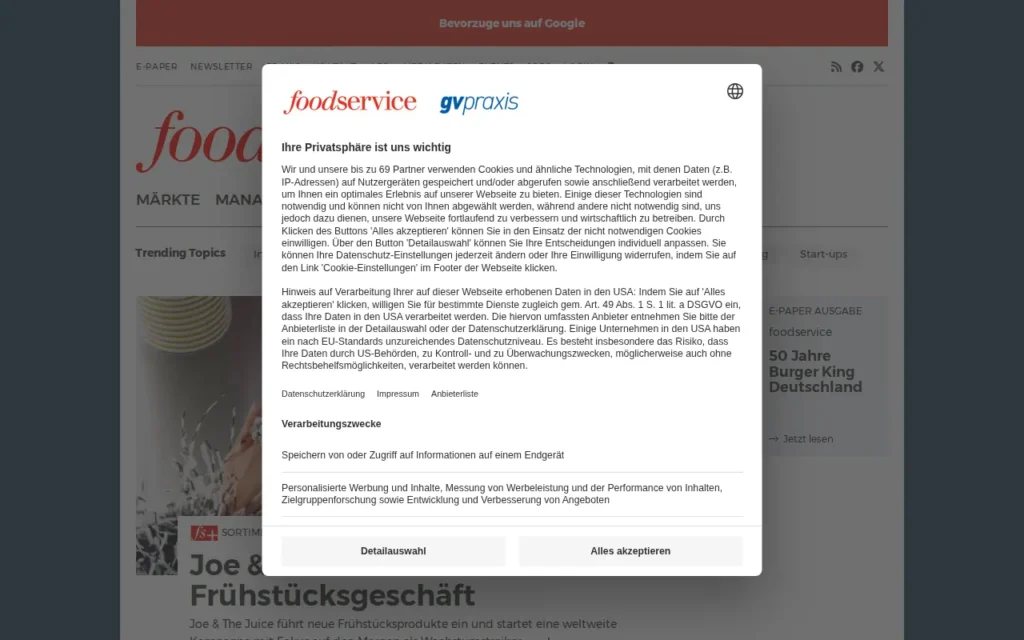 Startseite von cafe-future.net
