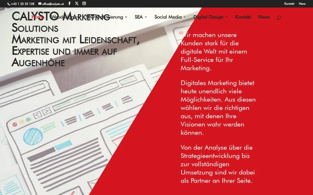 Startseite von Calysto Marketing Solutions (Calysto IT Solution GmbH)