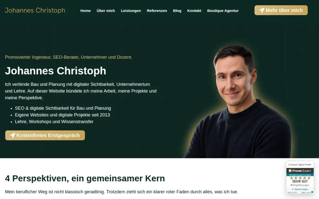 Startseite von Christoph Digital