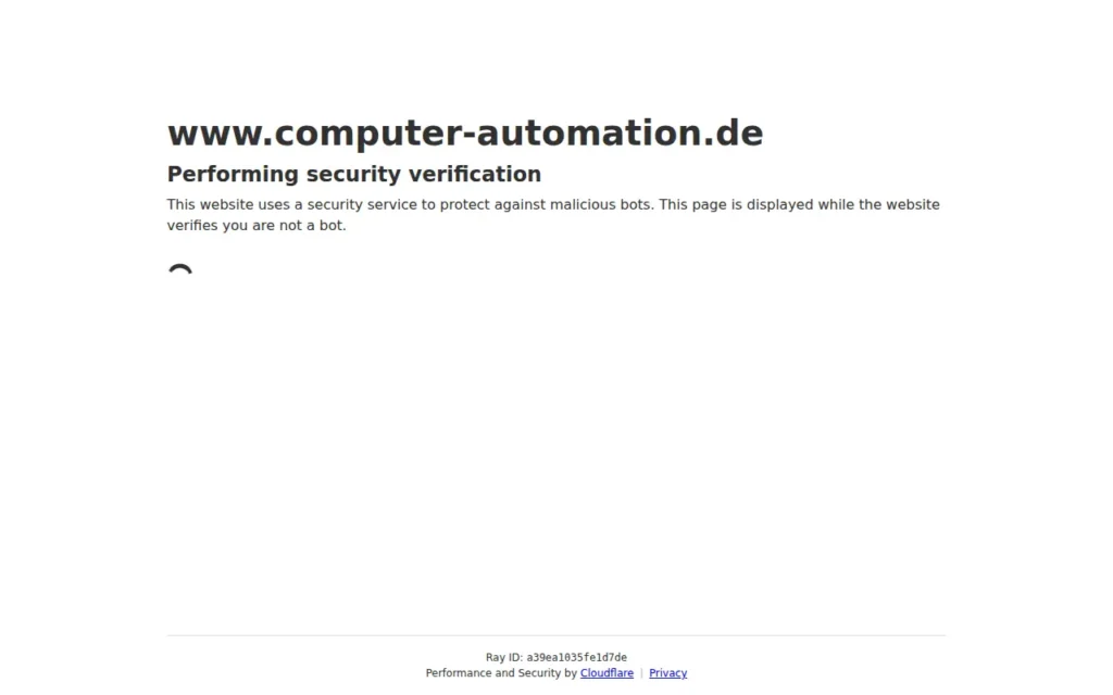 Startseite von Computer&AUTOMATION