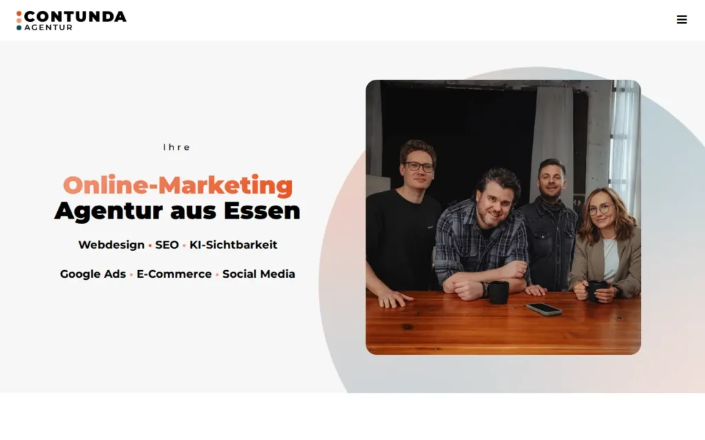 Startseite von Contunda GmbH