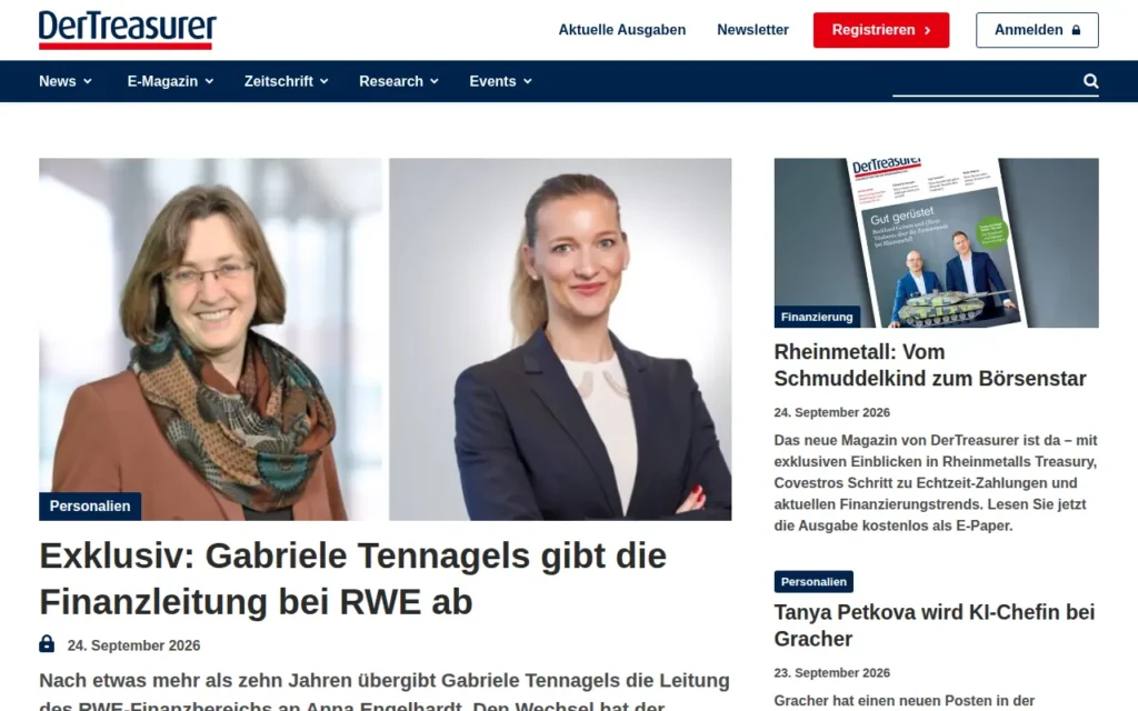 Startseite von DerTreasurer