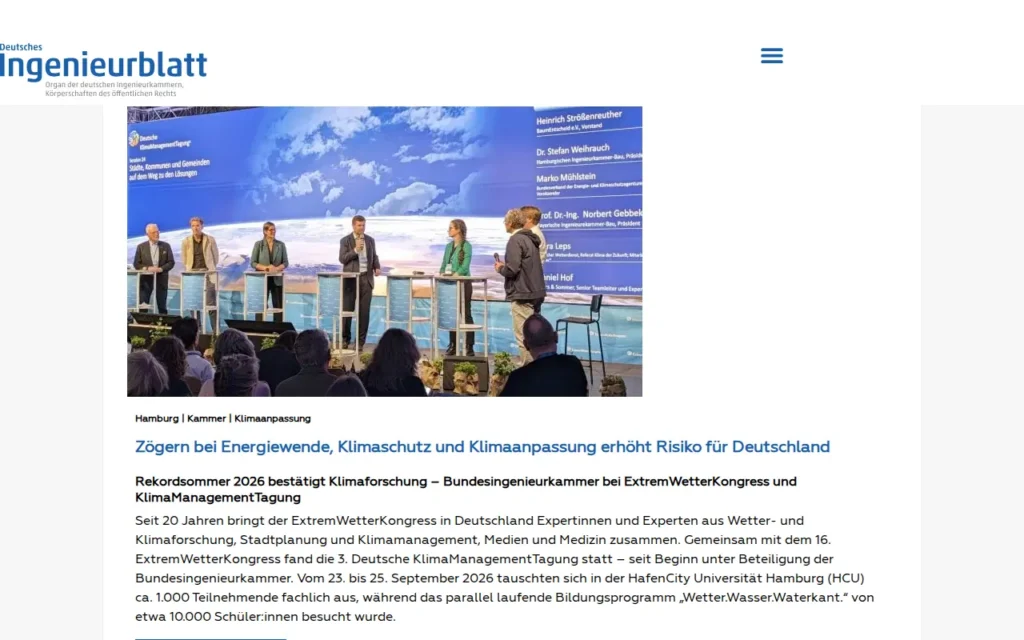 Startseite von Deutsches Ingenieurblatt