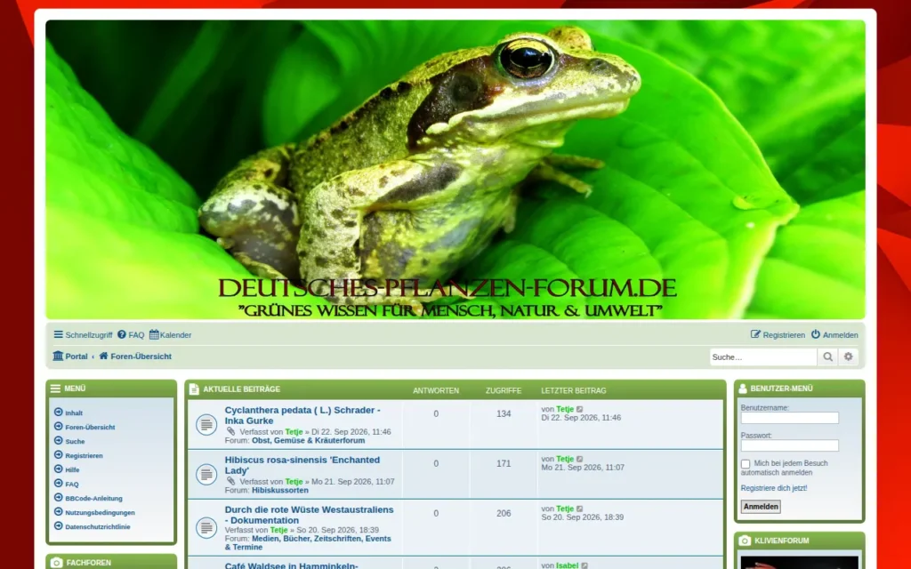 Startseite von Deutsches-Pflanzen-Forum