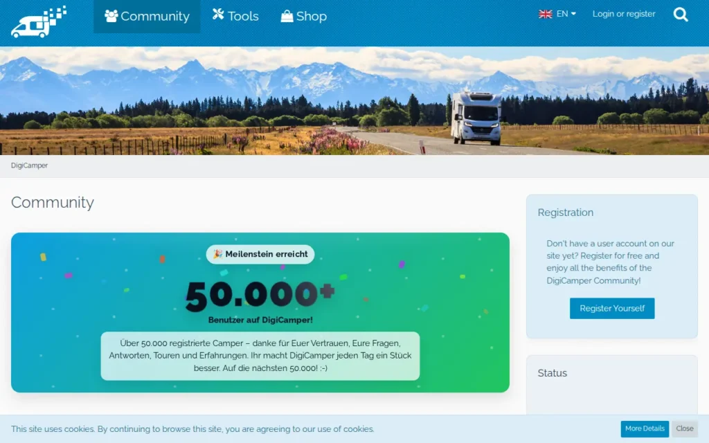 Startseite von DigiCamper