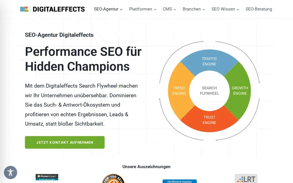 Startseite von Digitaleffects GmbH