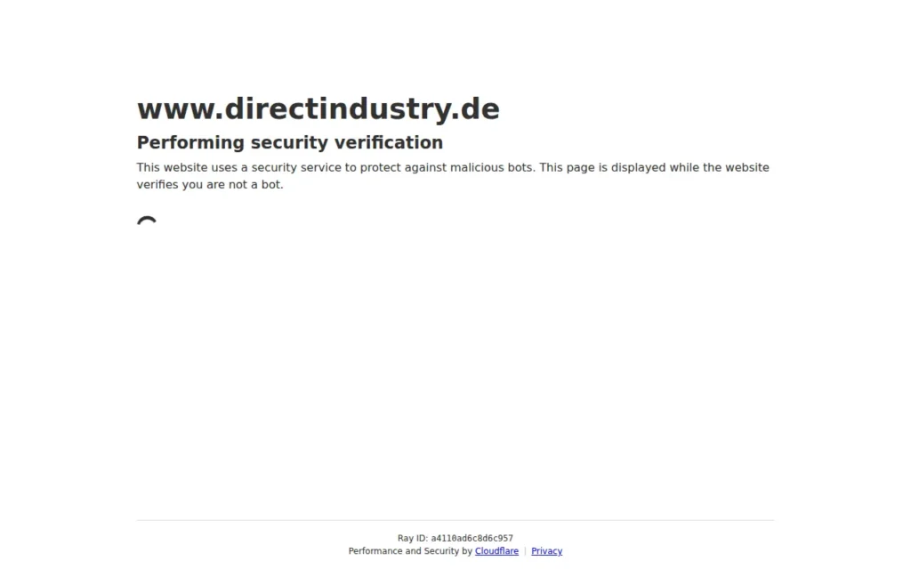 Startseite von DirectIndustry