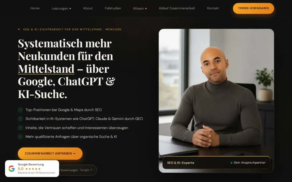 Startseite von Dominik Kienzle