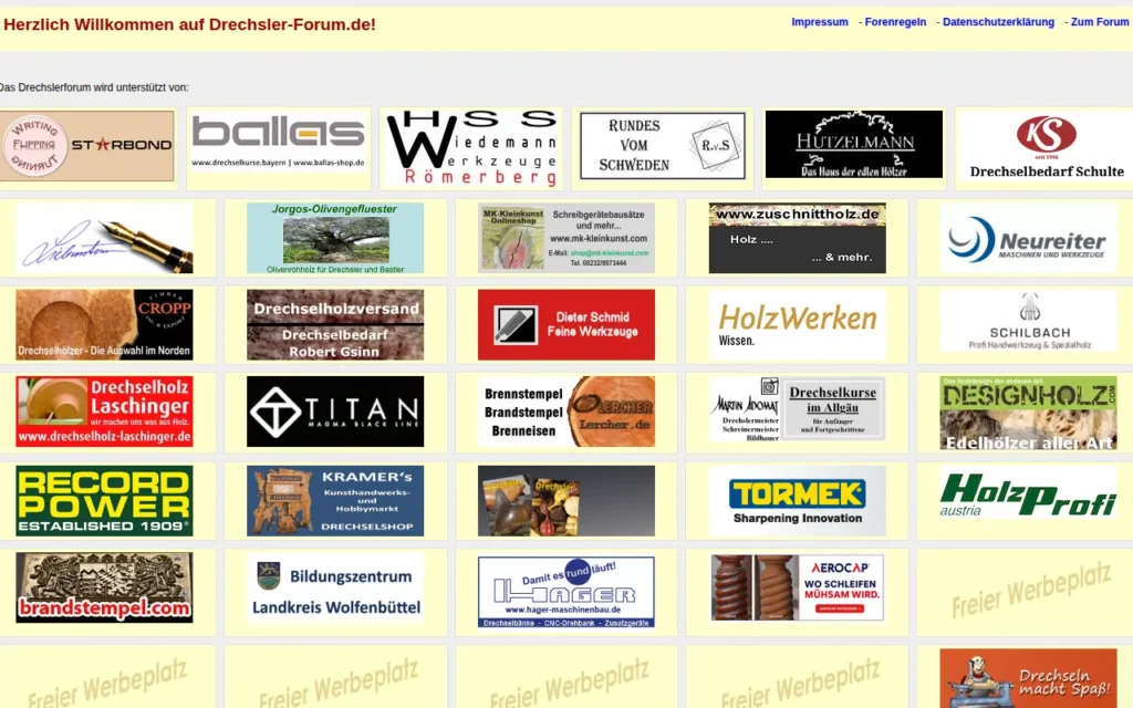 Startseite von Drechsler-Forum
