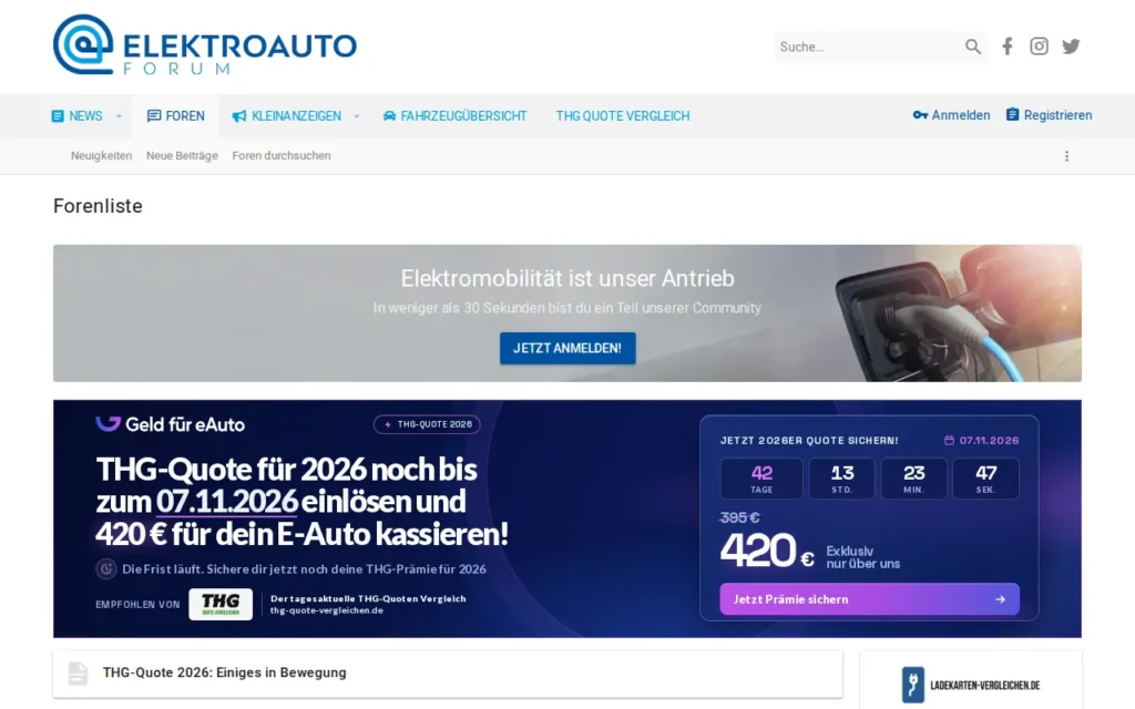Startseite von Das Elektroauto Forum
