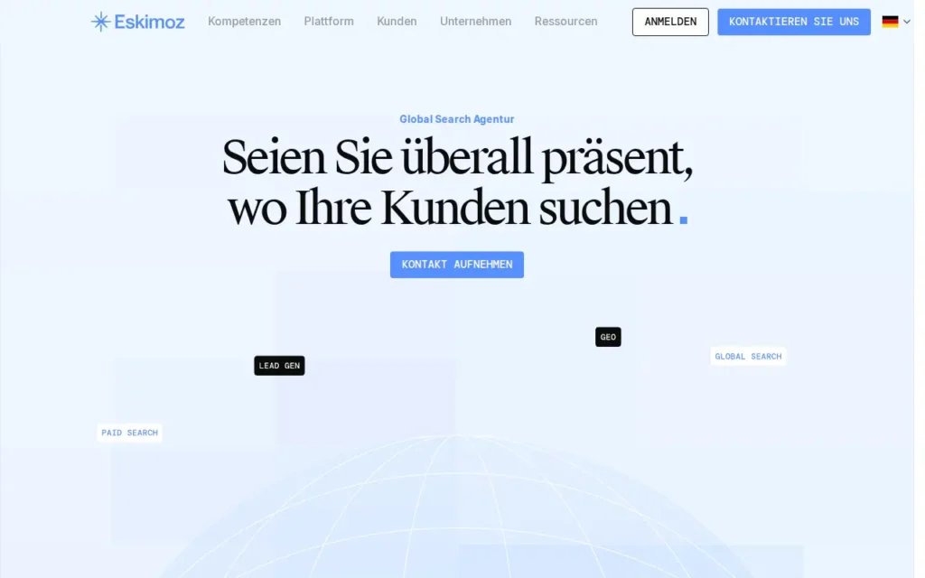 Startseite von Eskimoz