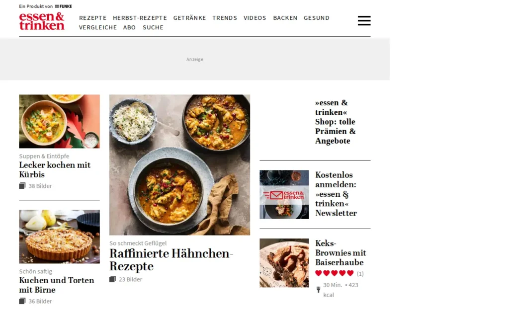 Startseite von ESSEN & TRINKEN