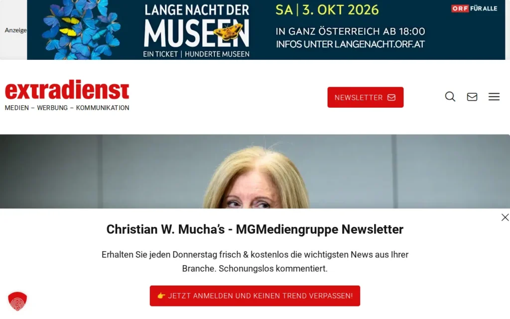 Startseite von ExtraDienst