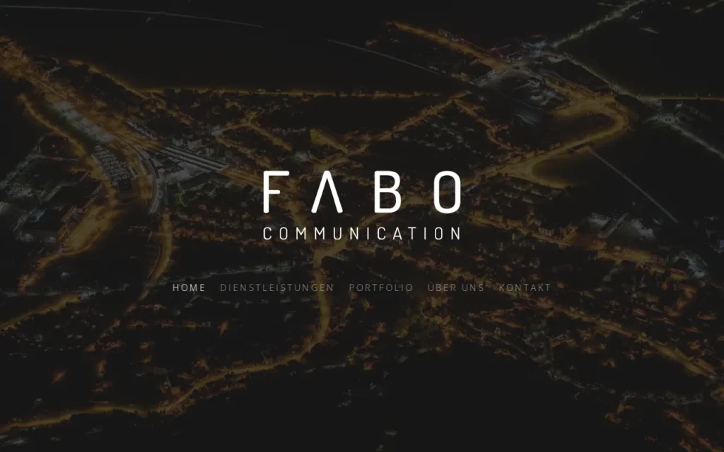 Startseite von FABO Communication AG