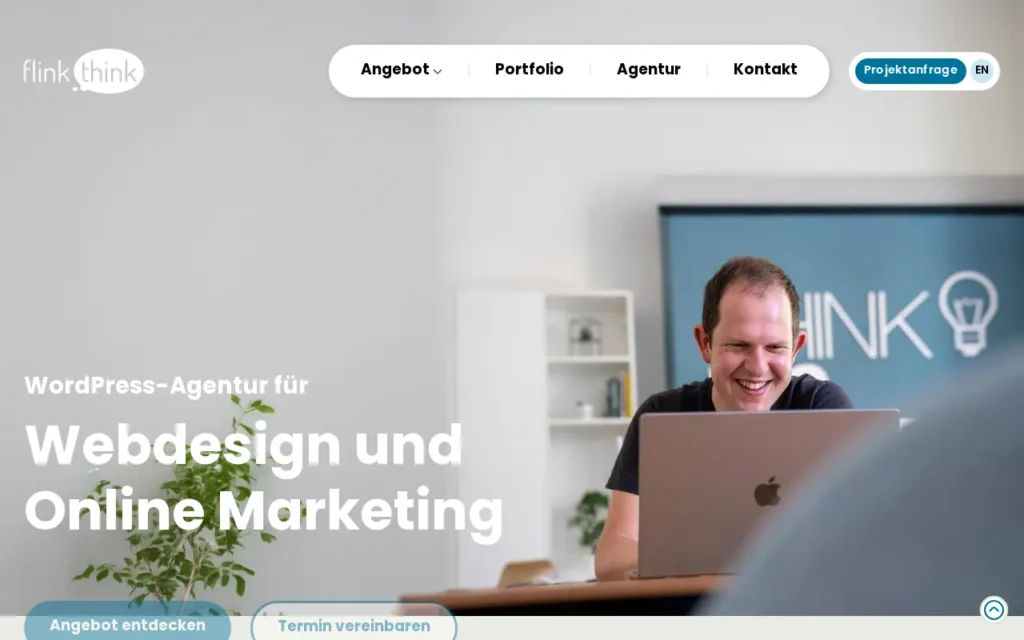 Startseite von flink think GmbH