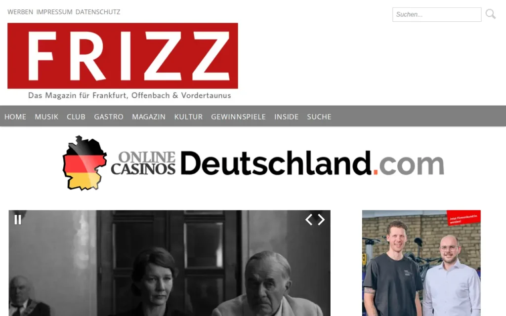 Startseite von FRIZZ Frankfurt