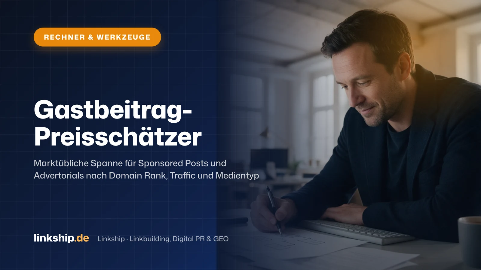 Titelkarte: Gastbeitrag-Preisschätzer – Rechner & Werkzeuge, Linkship