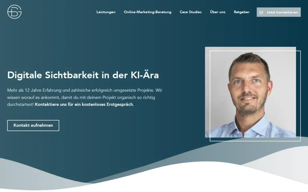 Startseite von GB Digital Media