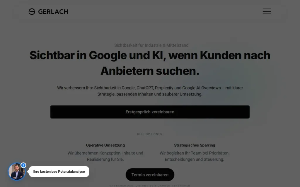 Startseite von Gerlach Media