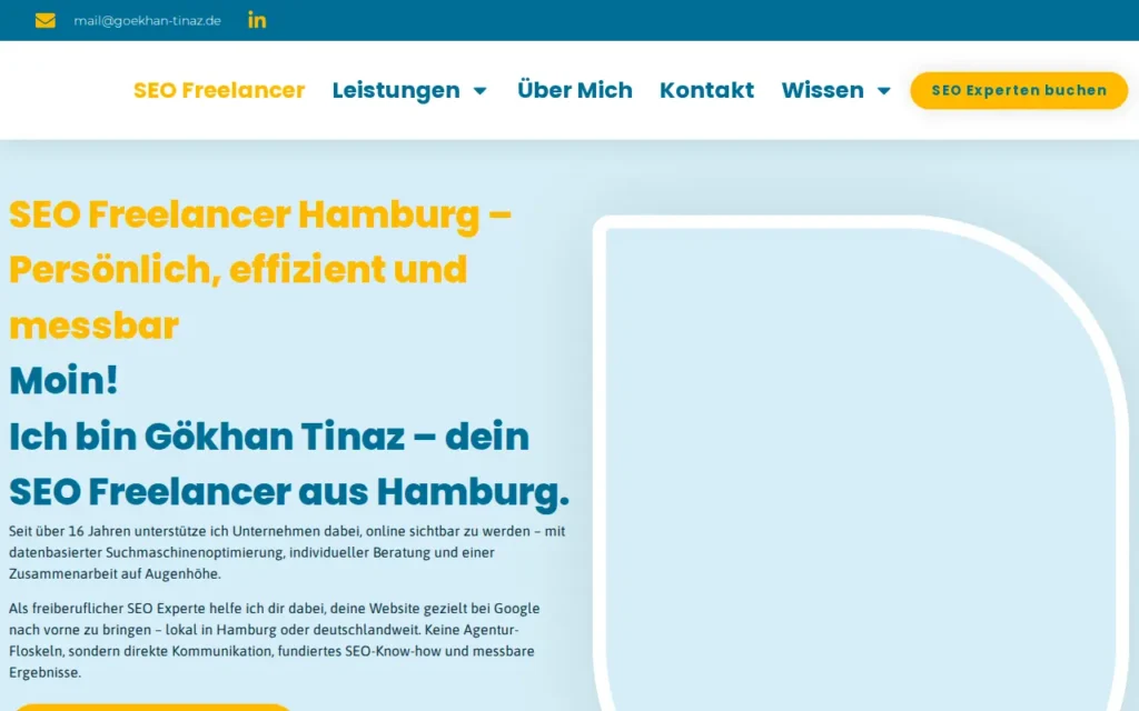 Startseite von Gökhan Tinaz