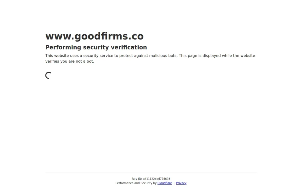Startseite von GoodFirms