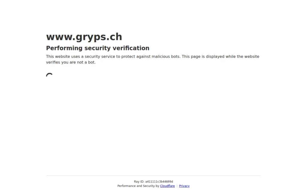 Startseite von Gryps