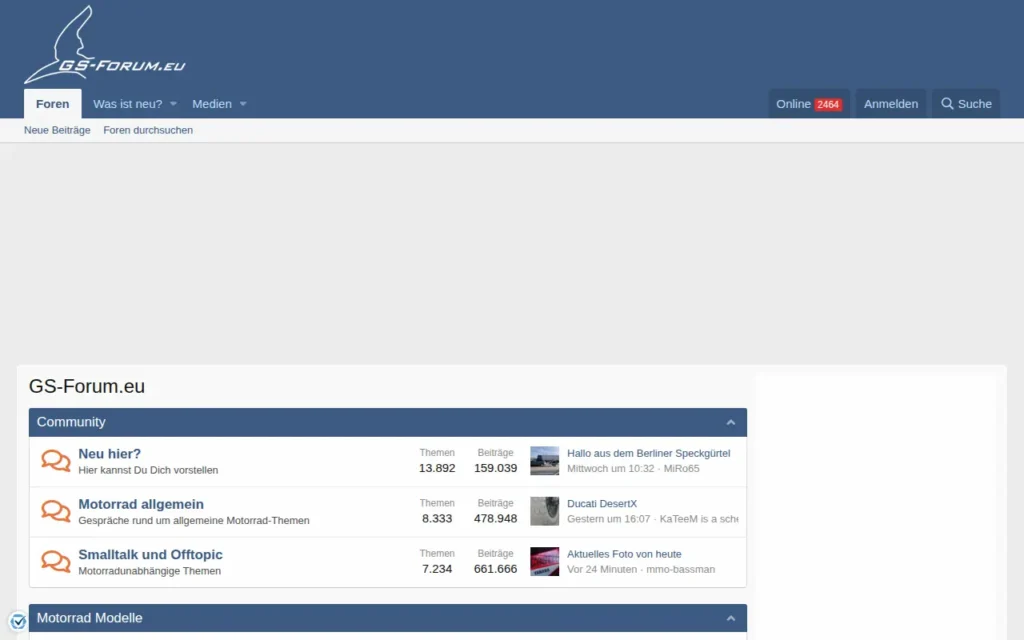 Startseite von GS-Forum.eu