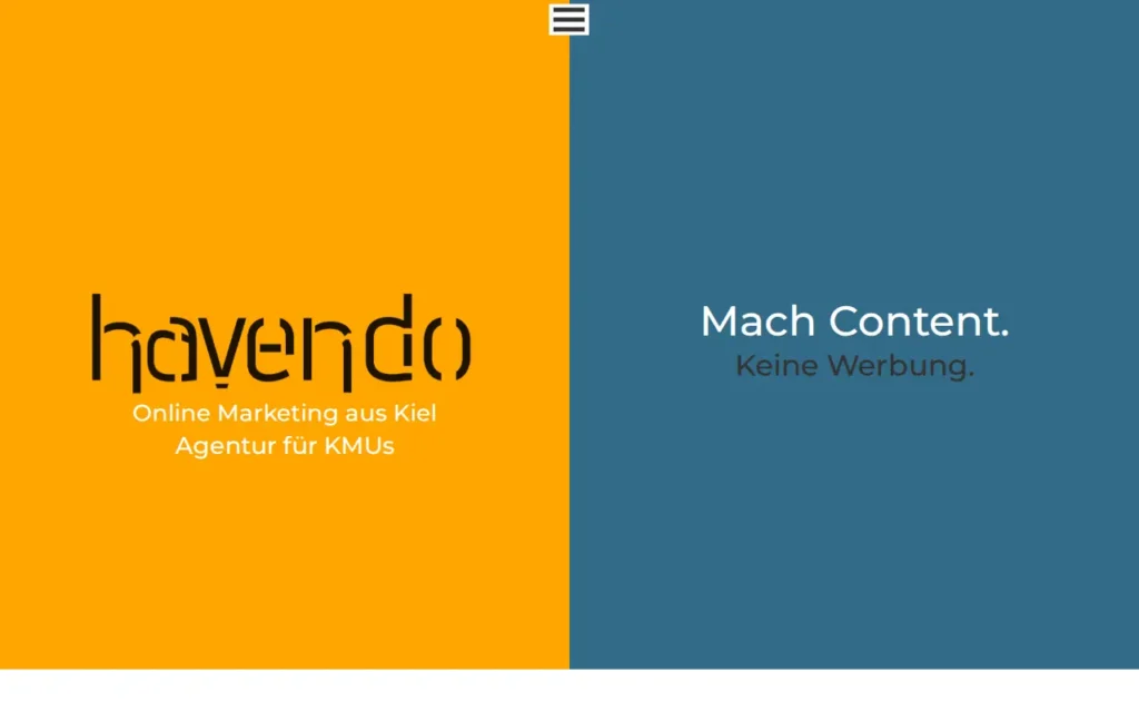 Startseite von havendo GmbH