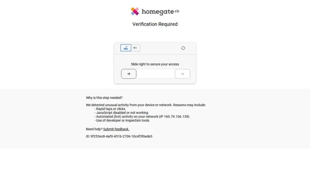 Startseite von Homegate und ImmoScout24.ch (SMG Real Estate)