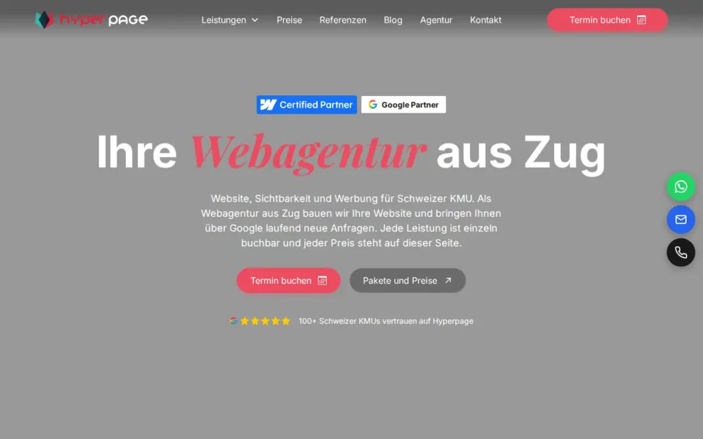 Startseite von Hyperpage