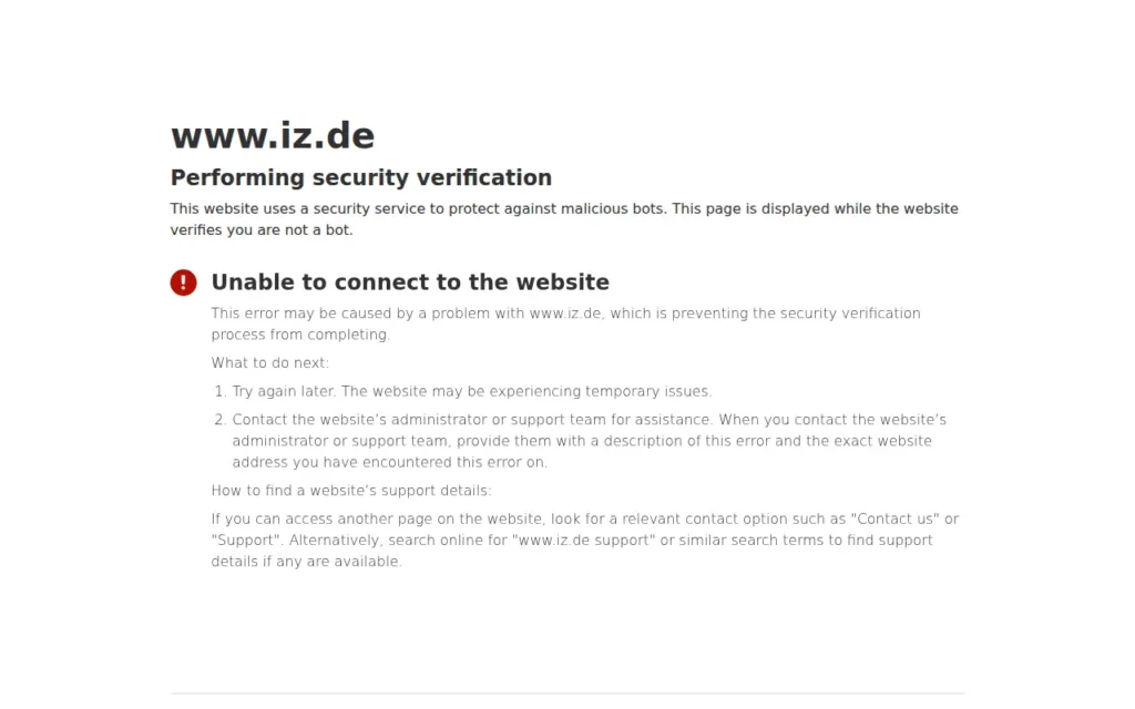 Startseite von Immobilien Zeitung