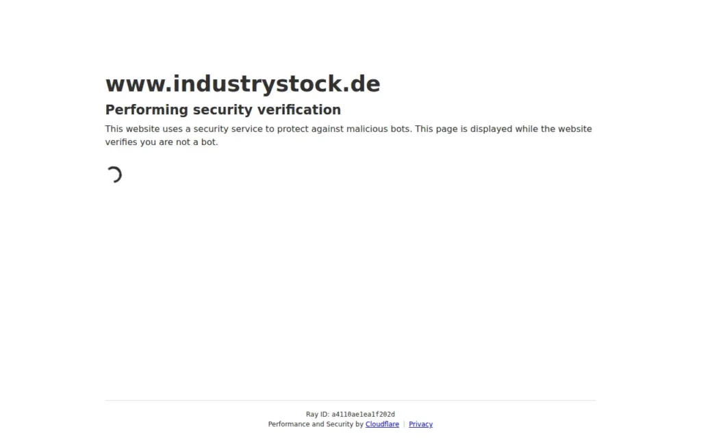 Startseite von IndustryStock
