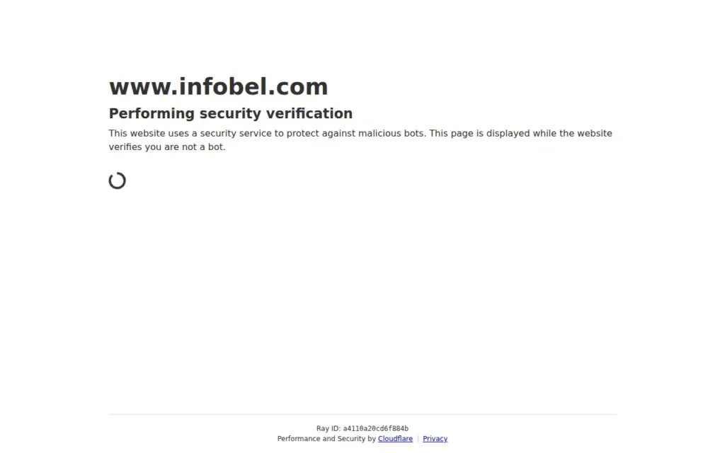 Startseite von Infobel