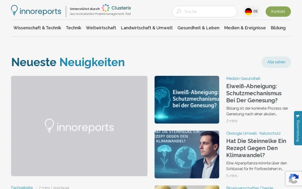 Startseite von innovations-report