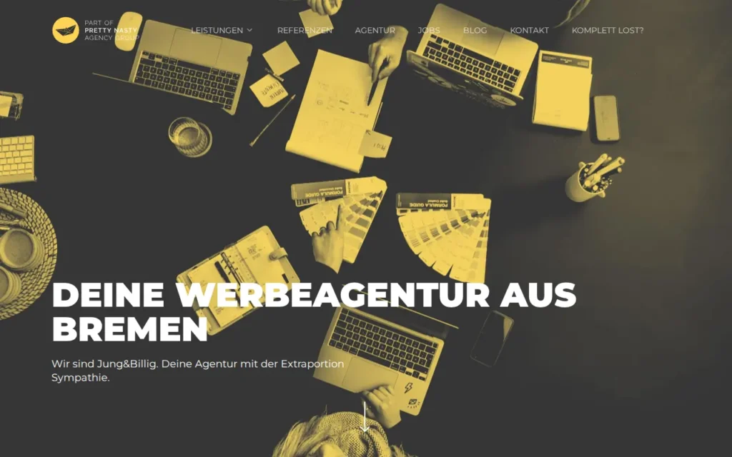 Startseite von Jung&Billig