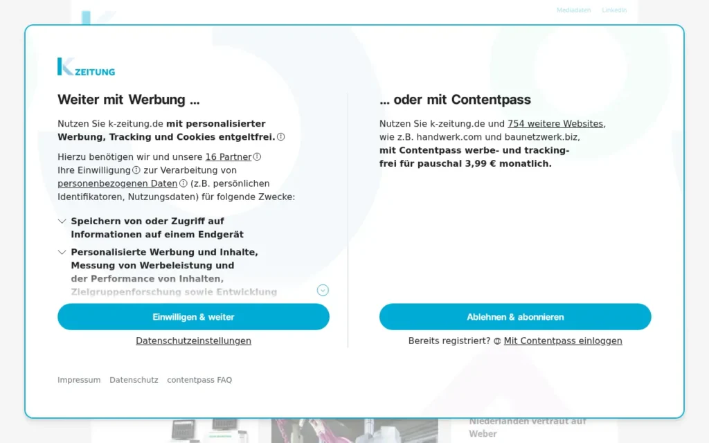 Startseite von K-ZEITUNG