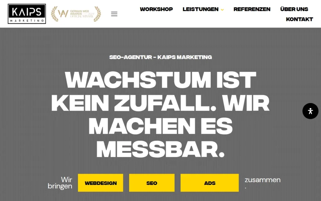 Startseite von KAIPS MARKETING